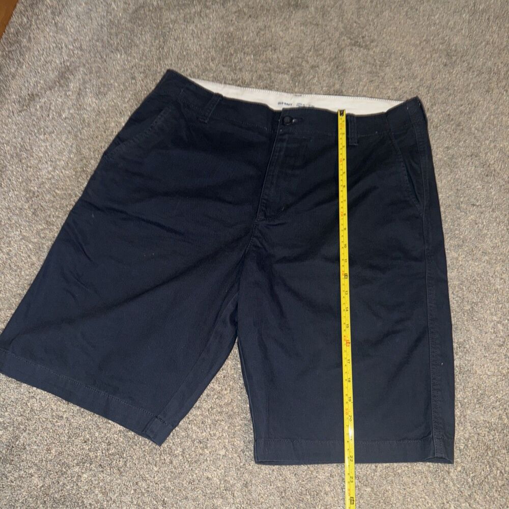 Old Navy Shorts Lived In Straight Mens 36 Tall Blue Chino Preppy 100% Cotton